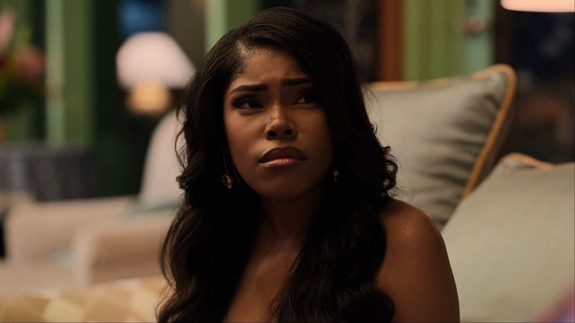 Tiffany Simmons announces her big decision in Madea's Destination Wedding (Image via Netflix)